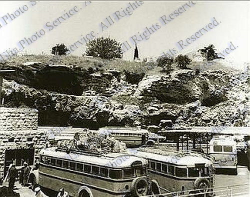 Bus Station At Damascus Gate 1960